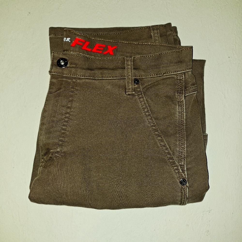 Dark Brown Dickies Flex Women's Work Pants